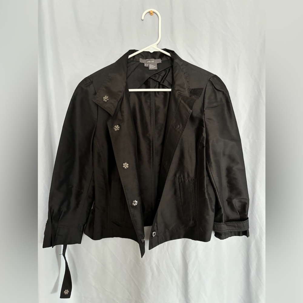 Crop blazer